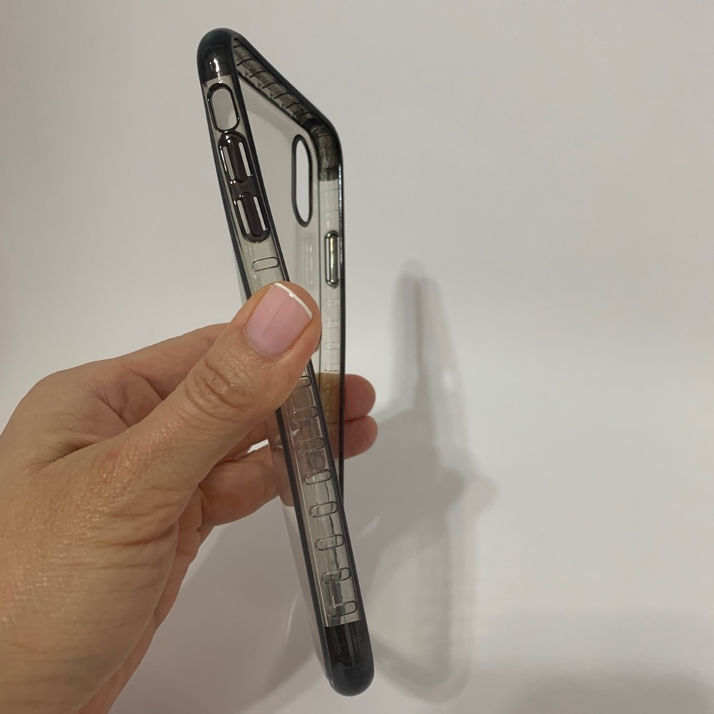 iPhone XS Max case black/clear